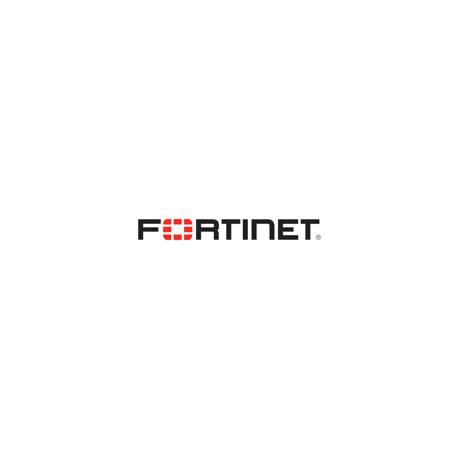 Logotipo oficial de Fortinet, partner de ciberseguridad y protección perimetral de dtc group.