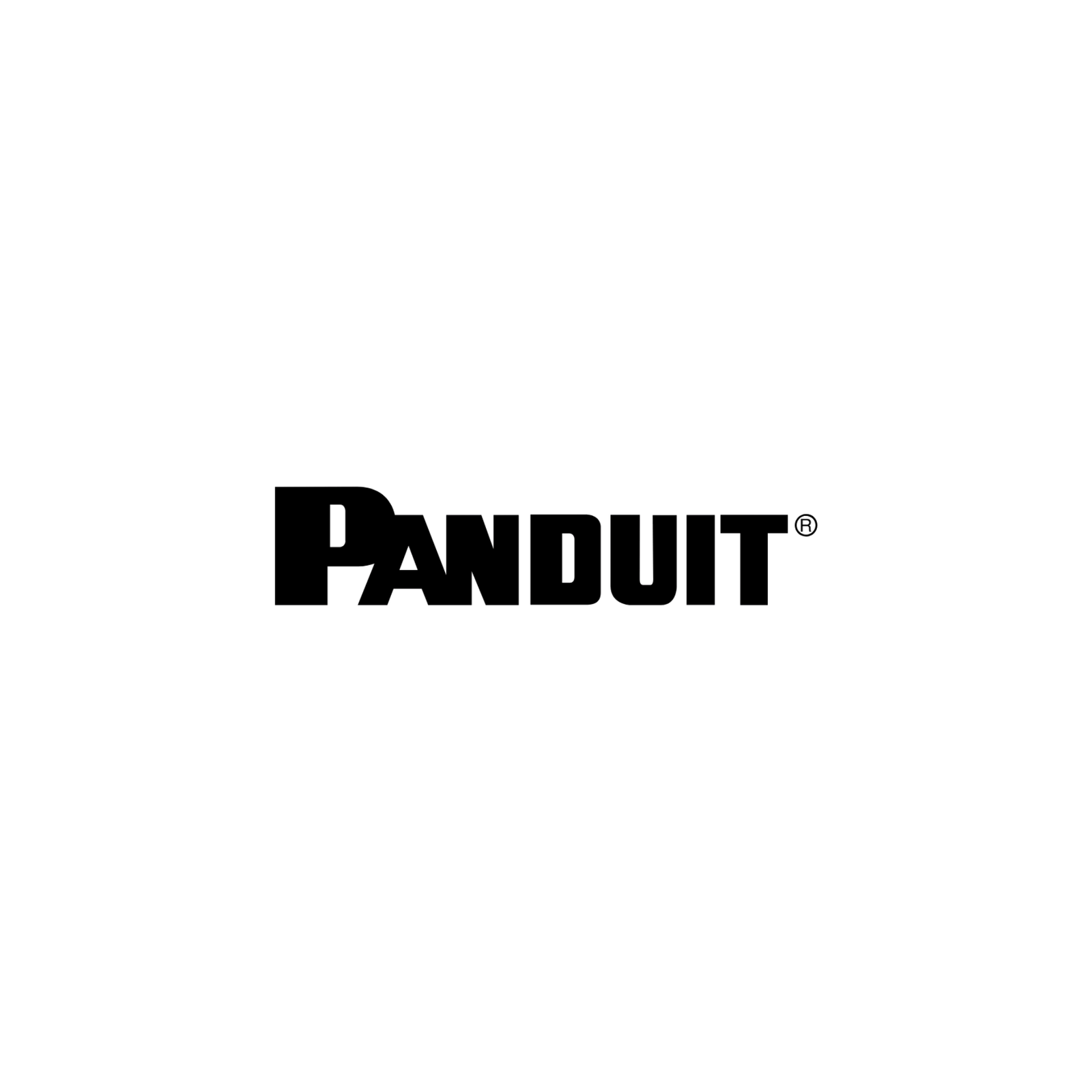 Logotipo oficial de Panduit en tipografía negra, partner de infraestructura física de dtc group.
